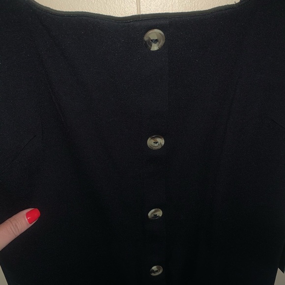 Bodycon Black Midi Dress - Picture 2 of 3